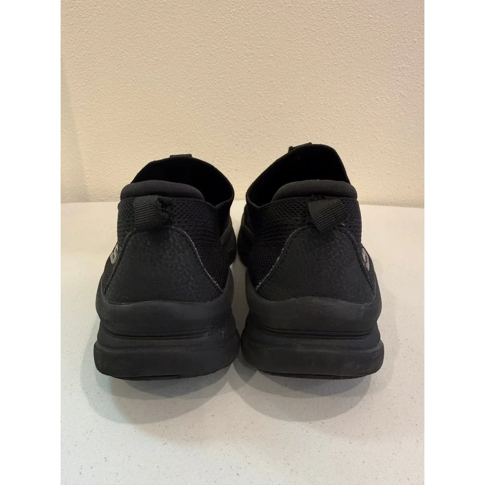 Skechers DLux Walker Stretch Fit Slip On Shoes Mens Black Walking Sneakers‎